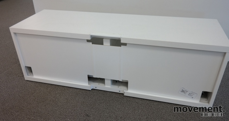 Solgt!IKEA skjenk / TV-benk i hvitt, - 3 / 4