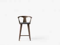 La Palma Lem Stool, høydejusterbarbarkrakk i sort skinn La Palma Lem Stool, høydejusterbarbarkrakk i sort skinn