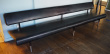 Solgt!Lang sofa / sittebenk i sort, - 2 / 2
