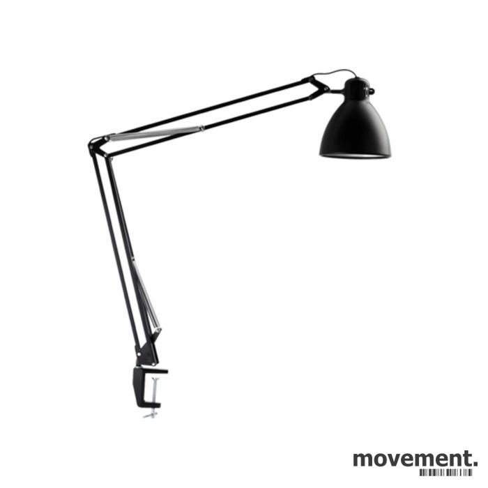 Solgt!Luxo L1 LED i sort med bordfeste, - 1 / 2