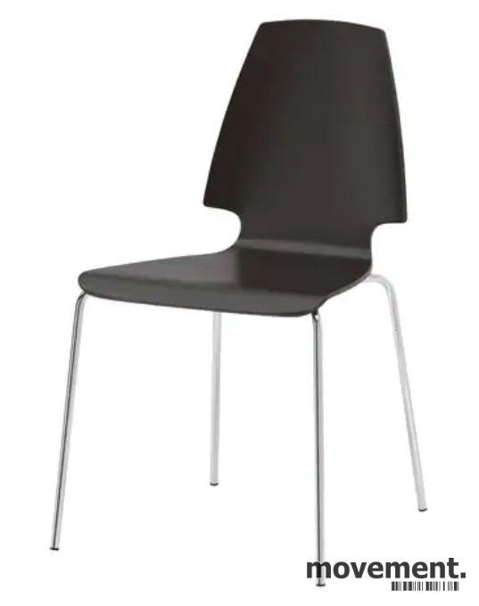 IKEA Vilmar konferansestol i sortlaminat krom, pent brukt Vilmar stol fra IKEA | FINN.no
