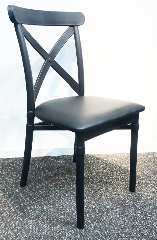 Kafestol i sort støpeplast
