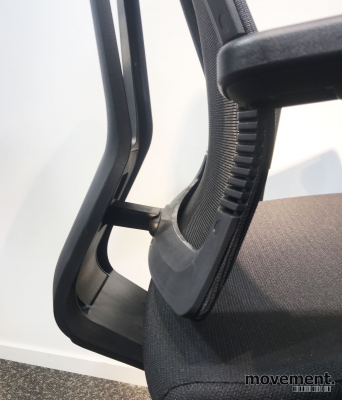 Solgt!Komfortabel kontorstol i sort fra - 5 / 8
