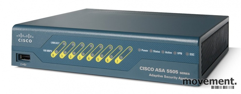 Solgt!Cisco ASA 5505 Security Appliance - 1 / 4