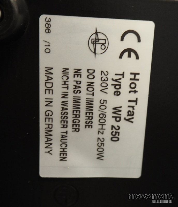 Solgt!Varmeplate for buffet, - 4 / 4