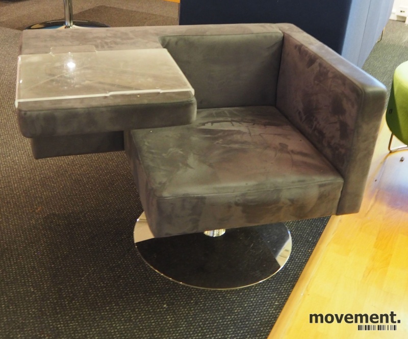 Solgt!Loungestol fra Offecct i grått - 1 / 3