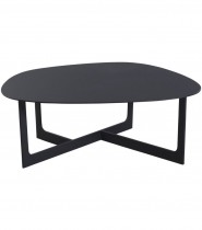 Loungebord i sort, Erik Jørgensen Insula EJ190, Design: Ernst & Jensen, pent brukt