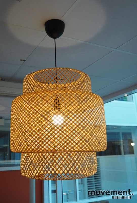 Solgt!Taklampe i bambus fra IKEA, modell - 3 / 3