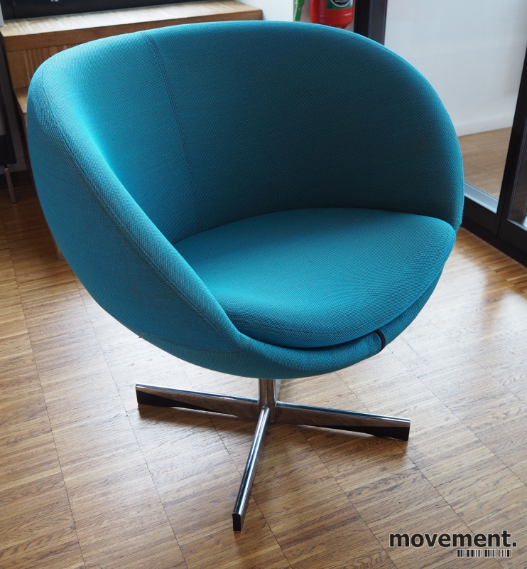 Solgt!ForaForm Planet Loungestol i turkis - 1 / 2
