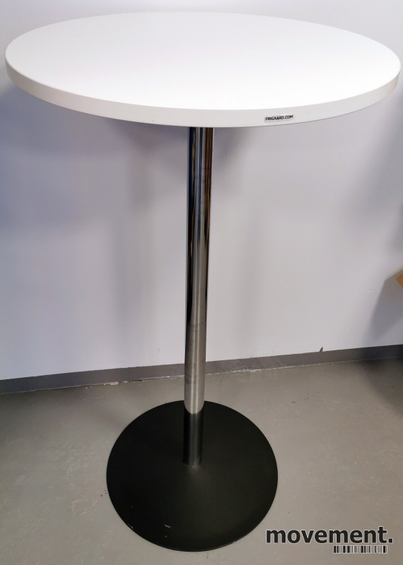 Solgt!Ståbord i hvitt / krom fra - 1 / 3