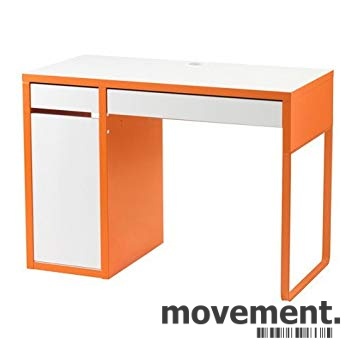 Solgt!Skrivebord i hvitt / orange fra - 1 / 3