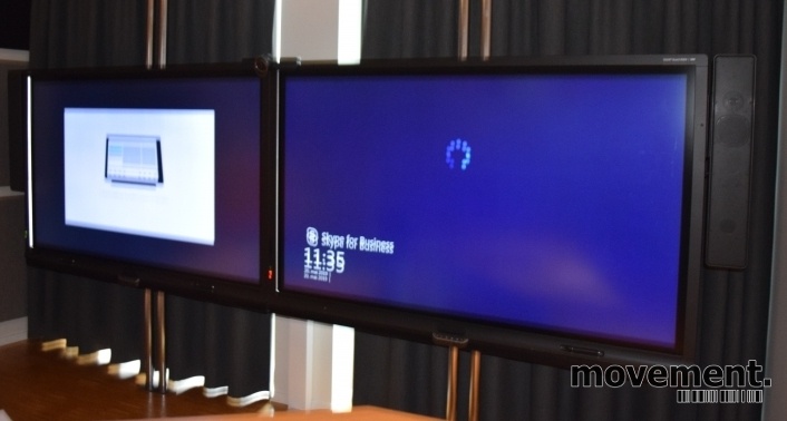 Solgt!SmartBoard-løsning med 2 stk 84toms - 1 / 5