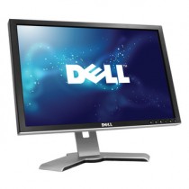 Flatskjerm til PC: Dell 2009Wt, 20toms, 1650x1050, VGA/DVI, USB-hub, pent bruk