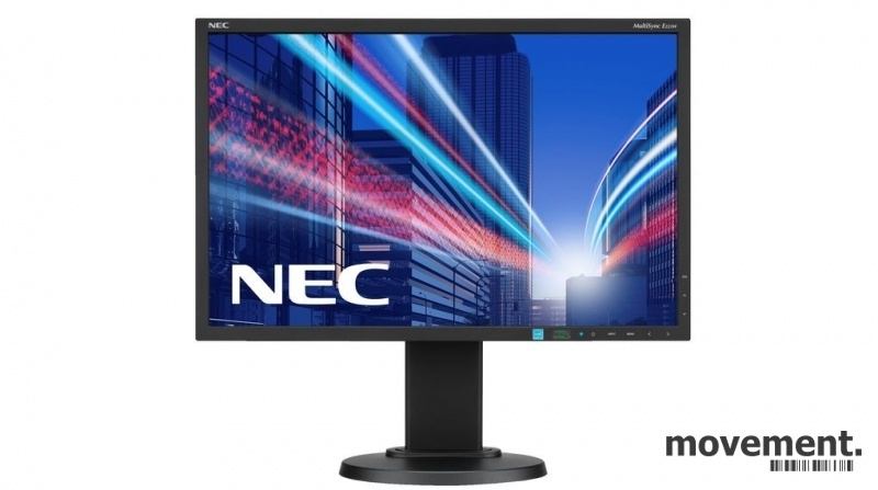 Solgt!Flatskjerm til PC: NEC E223W,