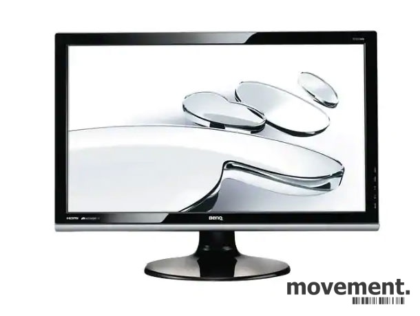 Solgt!Flatskjerm til PC: Benq E2420HD,24toms Full HD 1920x1080, VGA/DVI ...