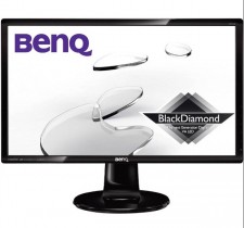 Flatskjerm til PC: Benq GW2450HM, 24toms, 1920x1080 Full-HD, VGA/DVI/HDMI/Audio, pent brukt