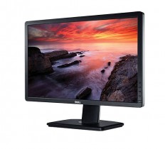 Flatskjerm til PC: Dell U2312HMt, 23toms, 1920x1080, VGA/DVI/DP/USB, LED IPS, pent brukt