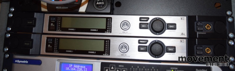 Solgt!AKG DSR700 v2, 2-kanals digital - 2 / 2