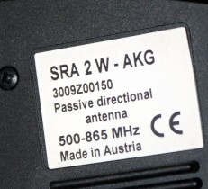 AKG Antenna Power Splitter PS4000W og 2 stk AKG SRA 2W eksterne antenner, pent brukt
