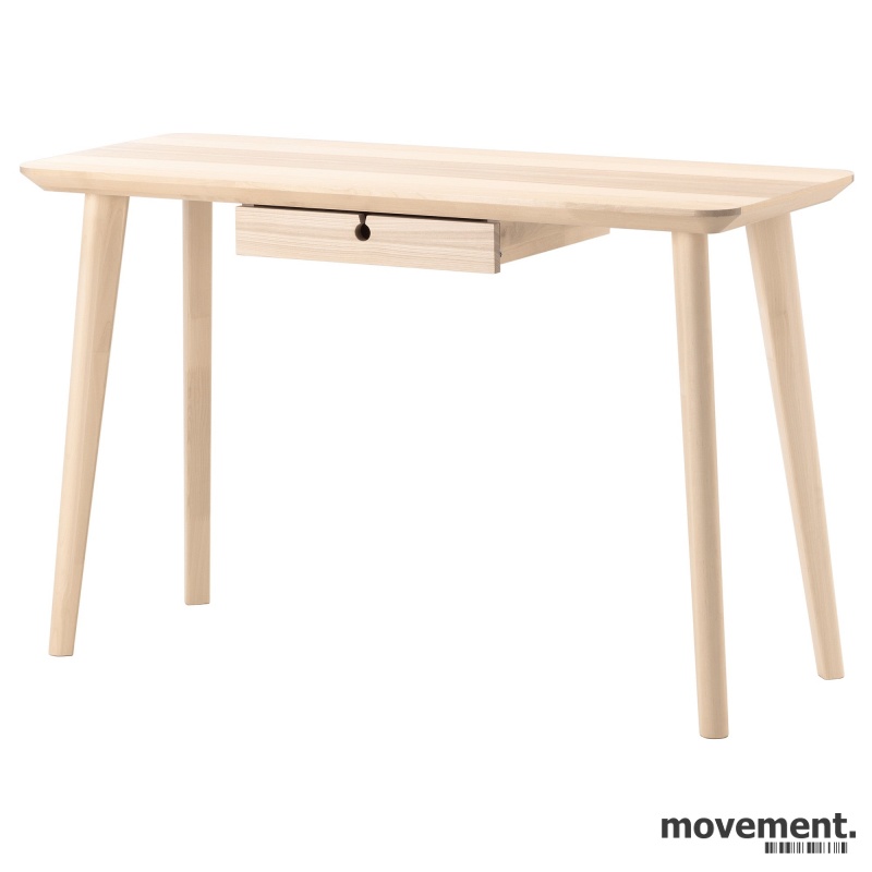 Solgt!IKEA Lisabo skrivebord med skuff i - 1 / 3