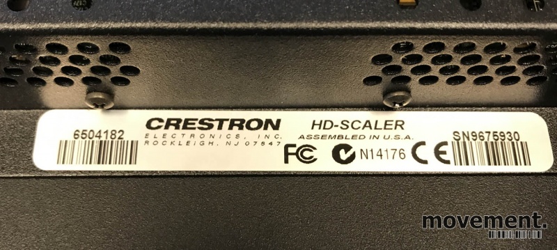 Solgt!AV-utstyr: Crestron HD-SCALER, High - 5 / 5