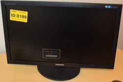 Flatskjerm til PC: Samsung Syncmaster B2440, 24toms, 1920x1080, VGA/DVI, pent brukt