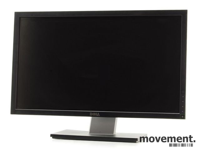 Solgt!Flatskjerm til PC: Dell 24toms, - 1 / 2