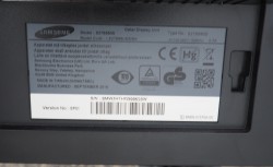 Flatskjerm til PC: Samsung 27toms, Syncmaster S27E650 LED, Full HD 1920x1080, VGA/DVI/DP, pent brukt