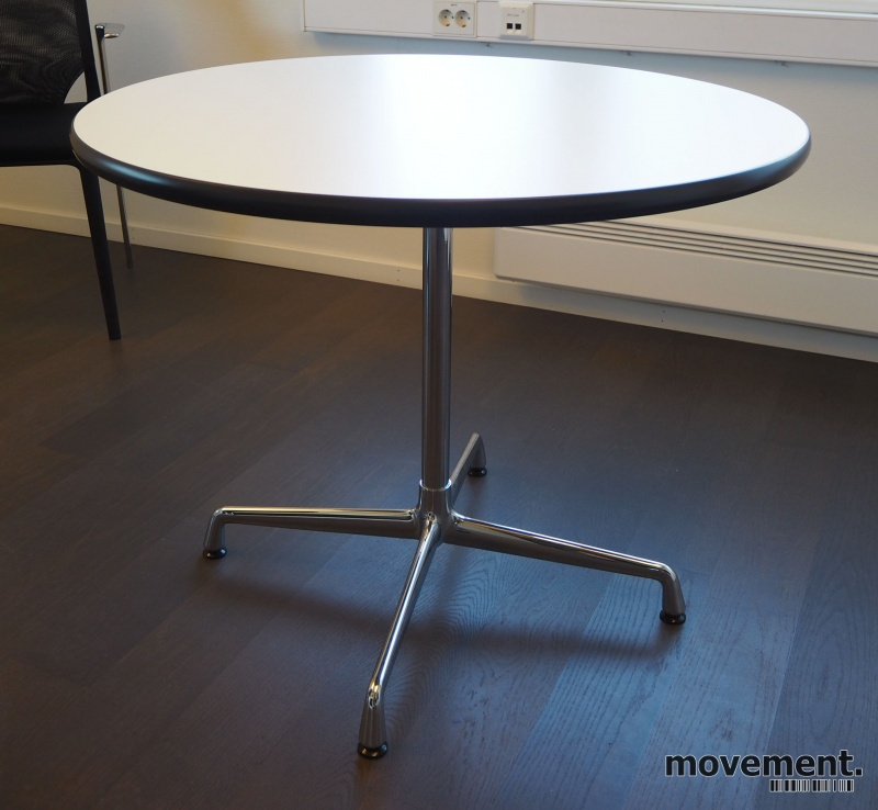 Eames Segmented Rundt Solgt!Rundt design-møtebord i hvitt,Eames Segmented Table, Ø=90cm, pent ...