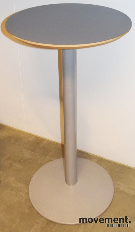 Solgt!Ståbord med grå plate Ø=60cm, - 1 / 3