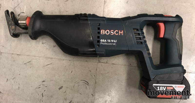 Solgt!Bajonettsag 18V: Bosch GSA18V-LI, - 1 / 4