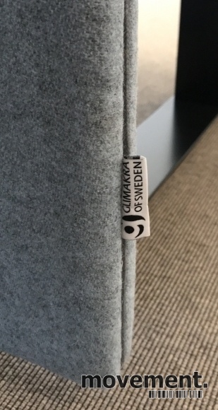 Solgt!Lyddempende skillevegg i lysegrått - 3 / 3