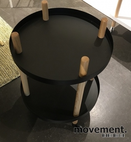 Solgt!Bartralle / trillebord i sort / ask - 3 / 3