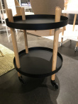 Solgt!Bartralle / trillebord i sort / ask - 2 / 3