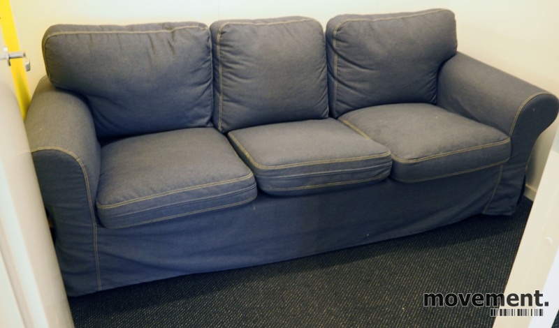Solgt!Ikea Ektorp sofa 3seter, - 1 / 2