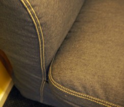 Ikea Ektorp sofa 3seter, "jeanstrekk", 218cm bredde, pent brukt - FLYTTESALG
