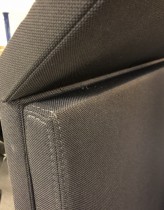 Götessons The Hut møterom / rom i rommet, blått stoff, 2 sofaer med strømuttak, lampe, pent brukt