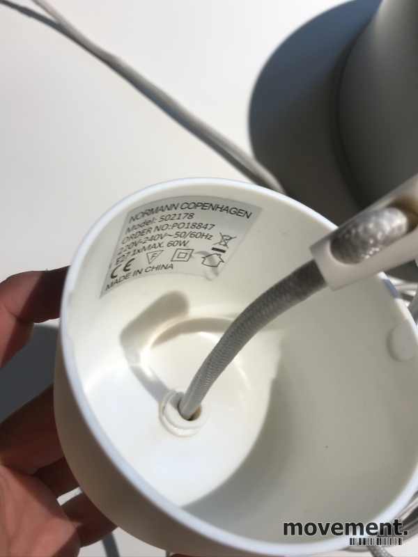Solgt!Taklampe / pendellampe i grått fra - 4 / 4
