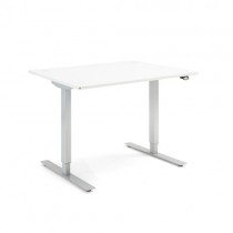 Skrivebord med elektrisk hevsenk fra AJ Produkter, Flexus 120x80cm, pent brukt utstillingsmodell