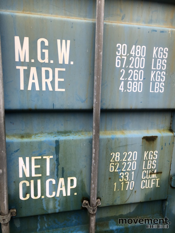 Solgt!20fots container / lagercontainer, - 4 / 4