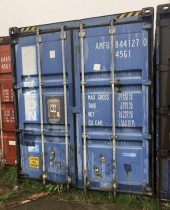 40fots HQ container / lagercontainer, lekkasje i taket