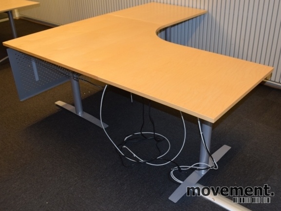 Solgt!Skrivebord hjørneløsning med el. - 4 / 4
