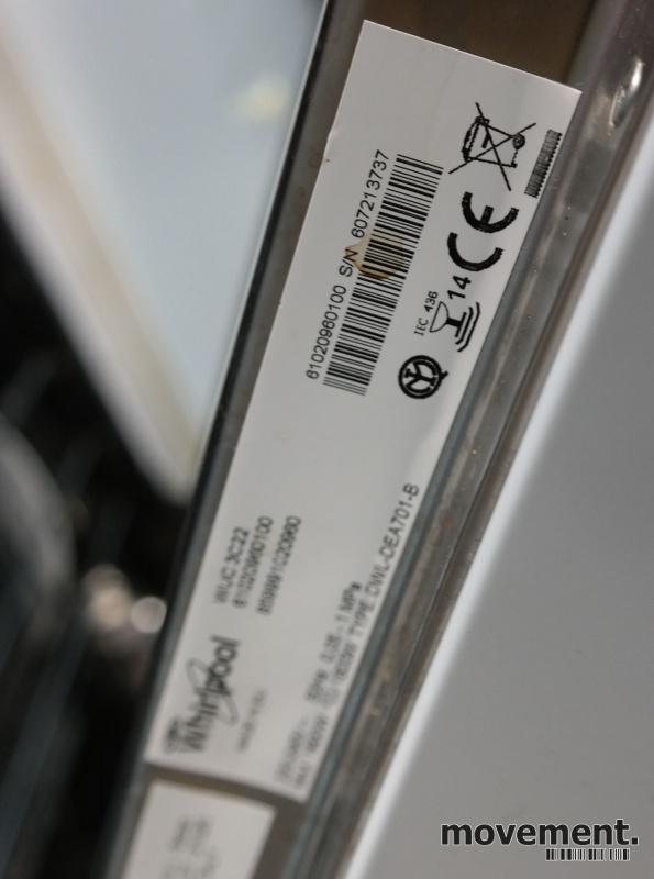 Solgt!Whirlpool WUC3C22 oppvaskmaskin i - 3 / 3