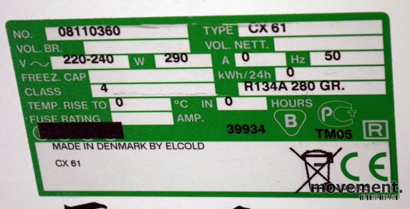 Solgt!Fryseboks for iskrem/frossenvarer, - 3 / 3