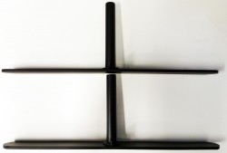 Benpakke T-fot til Abstracta Softline gulvstående skillevegg, 18mm, NY