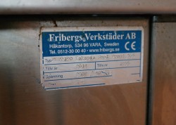 Kokebord / komfyr, Fribergs FKP2190, 36cm bredde, 2 soner, 6kW, 230V 3fas, pent brukt 2014-modell