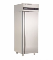 Inomak CZS170 kjøleskap for storkjøkken i rustfritt stål, 72cm bredde, 210cm høyde, pent brukt