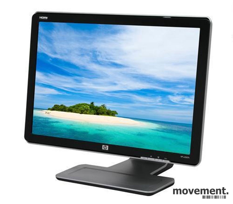 Solgt!Flatskjerm til PC: Hewlett-Packard