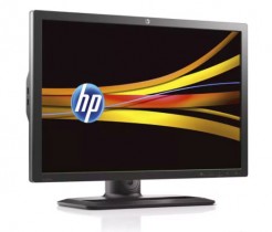 Flatskjerm til PC: HP ZR2440w, 24,1toms, 1920x1200, Uten bordfot, LED IPS, VGA/DVI/HDMI/DP/USB, pent brukt