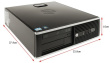 Solgt!Stasjonær PC: HP 8200 Elite, SFF, - 2 / 2